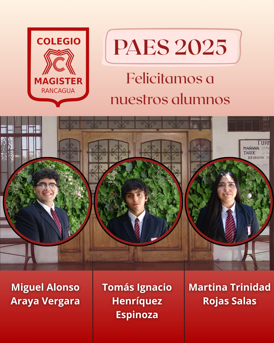 FELICITACIONES PAES 2025
